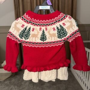 Christmas Holiday Sweater/Skirt set